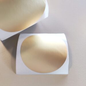 Dombornyomó matrica - Matt arany -10 db