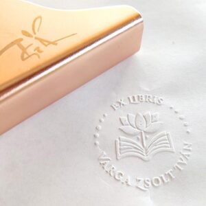 Névre szóló Ex Libris Dombornyomó / Szárazbélyegző